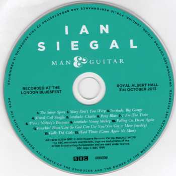 CD Ian Siegal: Man & Guitar - A BBC Recording 150463