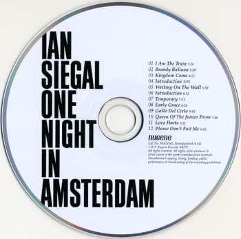 CD Ian Siegal: One Night In Amsterdam 126501