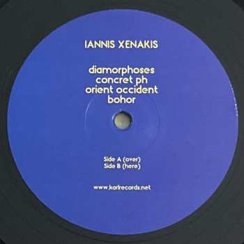 LP Iannis Xenakis: Diamorphoses / Concret Ph / Orient Occident / Bohor LTD 609363