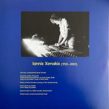 LP Iannis Xenakis: Diamorphoses / Concret Ph / Orient Occident / Bohor LTD 609363