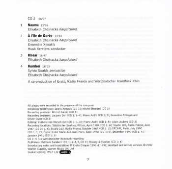 2CD Pierre Boulez: Phlegra • Jalons • Keren • Nomos Alpha • Thalleïn • Naama • À L'île De Gorée • Khoaï • Komboï 186780