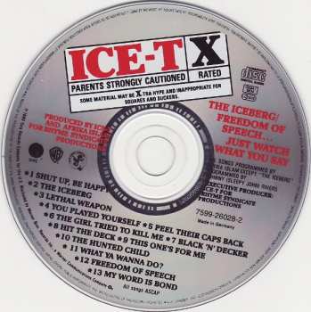 CD Ice-T: The Iceberg (Freedom Of Speech... Just Watch What You Say) 623777