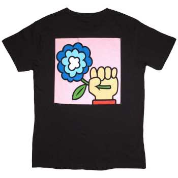 Merch Idles: Idles Unisex T-shirt: Cartoon Flower (back Print) (small) S