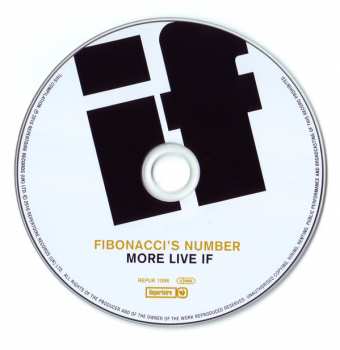 CD IF: Fibonacci's Number: More Live DIGI 115167