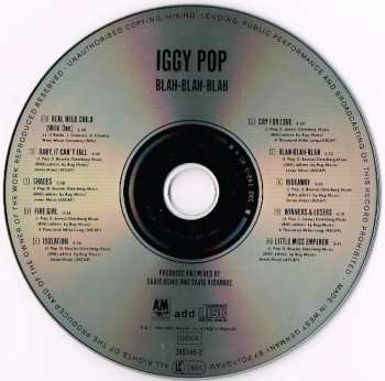 CD Iggy Pop: Blah-Blah-Blah 456702