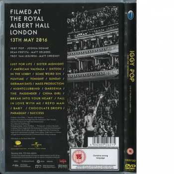 DVD Iggy Pop: Post Pop Depression - Live At The Royal Albert Hall 28503