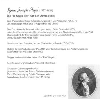 CD Ignaz Pleyel: Die Fee Urgele 557052