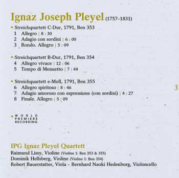 SACD Ignaz Pleyel: Streichquartette Ben 353-354-355 "Neapler Quartette" 563520