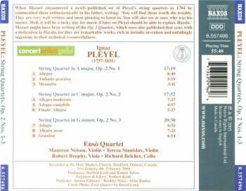 CD Ignaz Pleyel: String Quartets, Op. 2 Nos. 1-3 245912