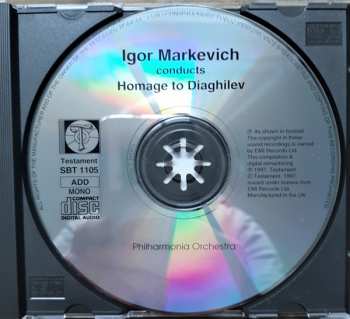 CD Philharmonia Orchestra: Igor Markevich: Homage To Diaghilev 382686