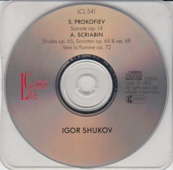 CD Igor Zhukov: Prokofiev Scriabin 591787