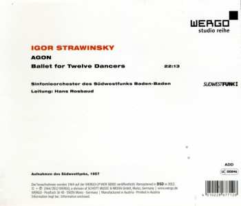 CD Igor Stravinsky: Agon, Ballet For Twelve Dancers 315824