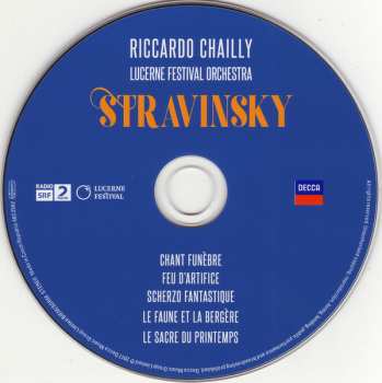 CD Igor Stravinsky: Chant Funèbre (World Premiere Recording) / Le Sacre Du Printemps 92052