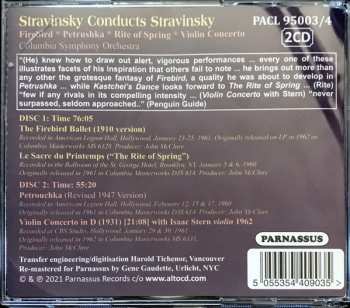 2CD Igor Stravinsky: Stravinsky conducts Stravinsky LTD 559396