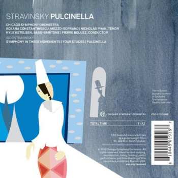 CD Igor Stravinsky: Pulcinella / Symphony In Three Movements / Four Etudes 644694