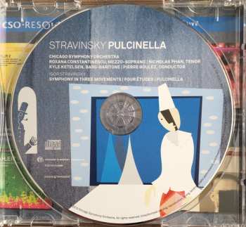 CD Igor Stravinsky: Pulcinella / Symphony In Three Movements / Four Etudes 644694