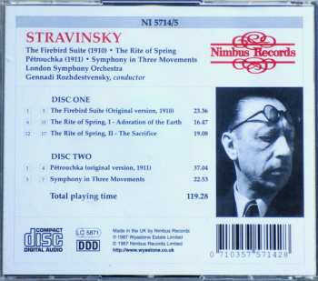 2CD Igor Stravinsky: The Firebird Suite • The Rite Of Spring • Pétrouchka • Symphony In Three Movements 274834