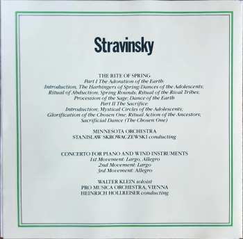 CD Igor Stravinsky: The Great Composers Vol 43: Stravinsky Rite of Spring / Concerto for Piano and Wind Instruments 643826