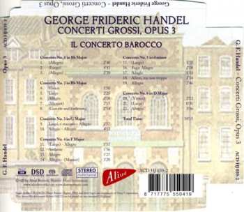 SACD Il Concerto Barocco: Handel: Concerti Grossi, Opus 3 559446