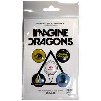 Merch Imagine Dragons: Imagine Dragons  Button Badge Pack: Enemy