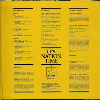 LP Amiri Baraka: "It's Nation Time" African Visionary Music 607934