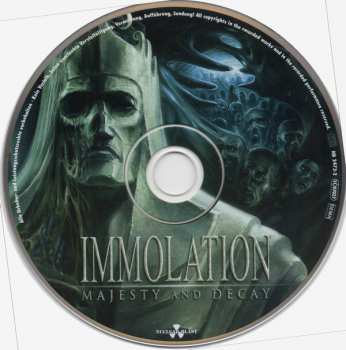 CD Immolation: Majesty And Decay 22589