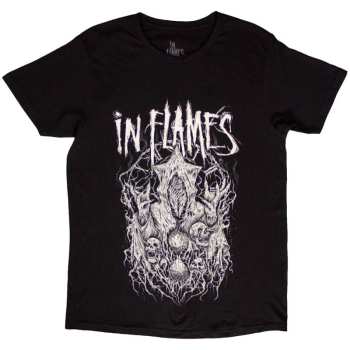 Merch In Flames: In Flames Unisex T-shirt: Buried In Time (back Print) (medium) M