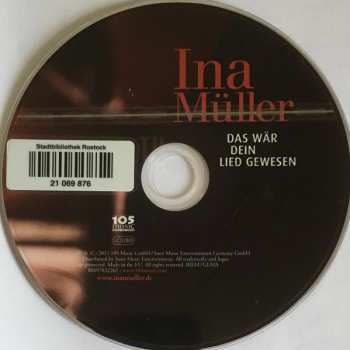 CD Ina Müller: Das Wär Dein Lied Gewesen DIGI 353590