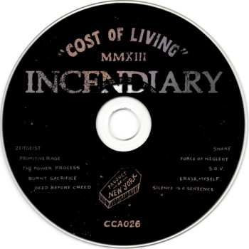 CD Incendiary: Cost Of Living 547670