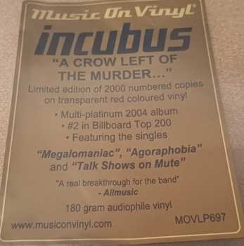 2LP Incubus: A Crow Left Of The Murder... CLR | LTD | NUM 647826