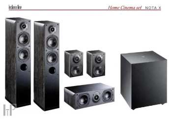 Audiotechnika Indiana Line NOTA X Home Cinema set 5.1