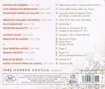 CD Inés Moreno Uncilla: 300 Years Of Spanish Harpsichord Music 501445