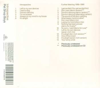 2CD Pet Shop Boys: Introspective / Further Listening 1988-1989 18205