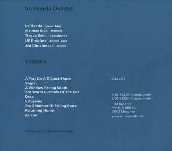 CD Iro Haarla Quintet: Vespers 512599