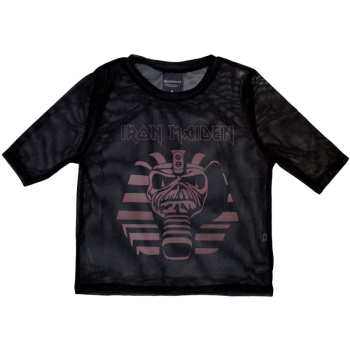 Merch Iron Maiden: Dámské Crop Top Powerslave Mummy