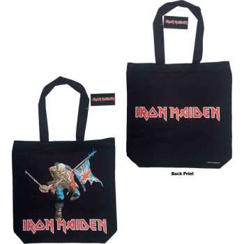 Merch Iron Maiden: Iron Maiden Cotton Tote Bag: Trooper (back Print)