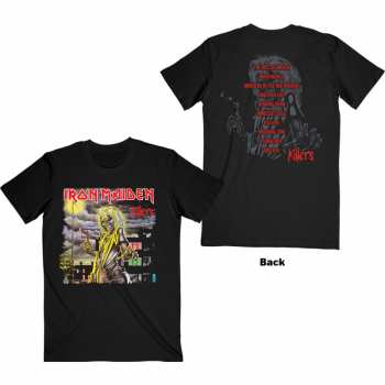 Merch Iron Maiden: Tričko Killers V.2. Album Track List  S