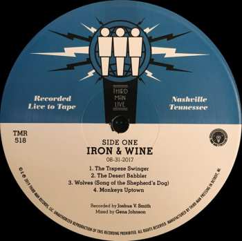 LP Iron And Wine: Live at Third Man Records 589660