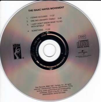 CD Isaac Hayes: The Isaac Hayes Movement 314293