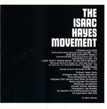 CD Isaac Hayes: The Isaac Hayes Movement 314293