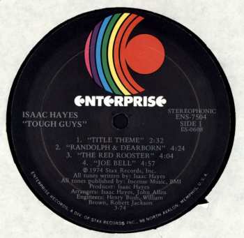 LP Isaac Hayes: Tough Guys (Music From The Soundtrack Of The Paramount Release 'Three Tough Guys') 158206