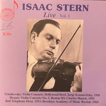 Album Isaac Stern: Isaac Stern - Live Vol.1