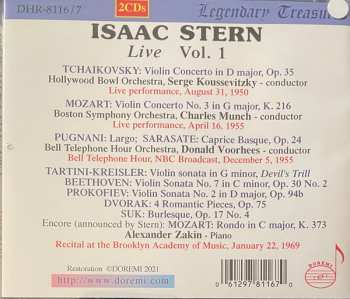 2CD Isaac Stern: Live Vol.1 558061