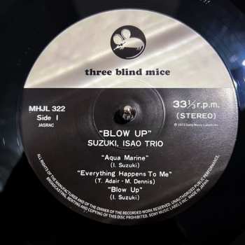 LP Isao Suzuki Trio: Blow Up = ブロー・アップ LTD 633112