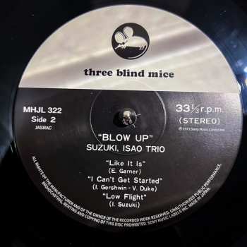 LP Isao Suzuki Trio: Blow Up = ブロー・アップ LTD 633112