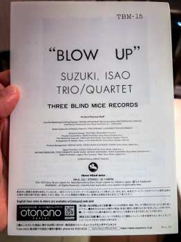 LP Isao Suzuki Trio: Blow Up = ブロー・アップ LTD 633112