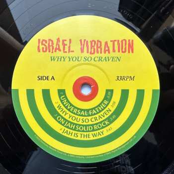 LP Israel Vibration: Why You So Craven 561949