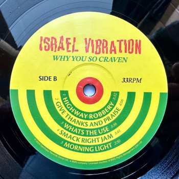 LP Israel Vibration: Why You So Craven 561949