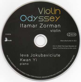 CD Itamar Zorman: Violin Odyssey 557995