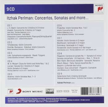 9CD Itzhak Perlman: Concerto, Sonatas and more... 177587